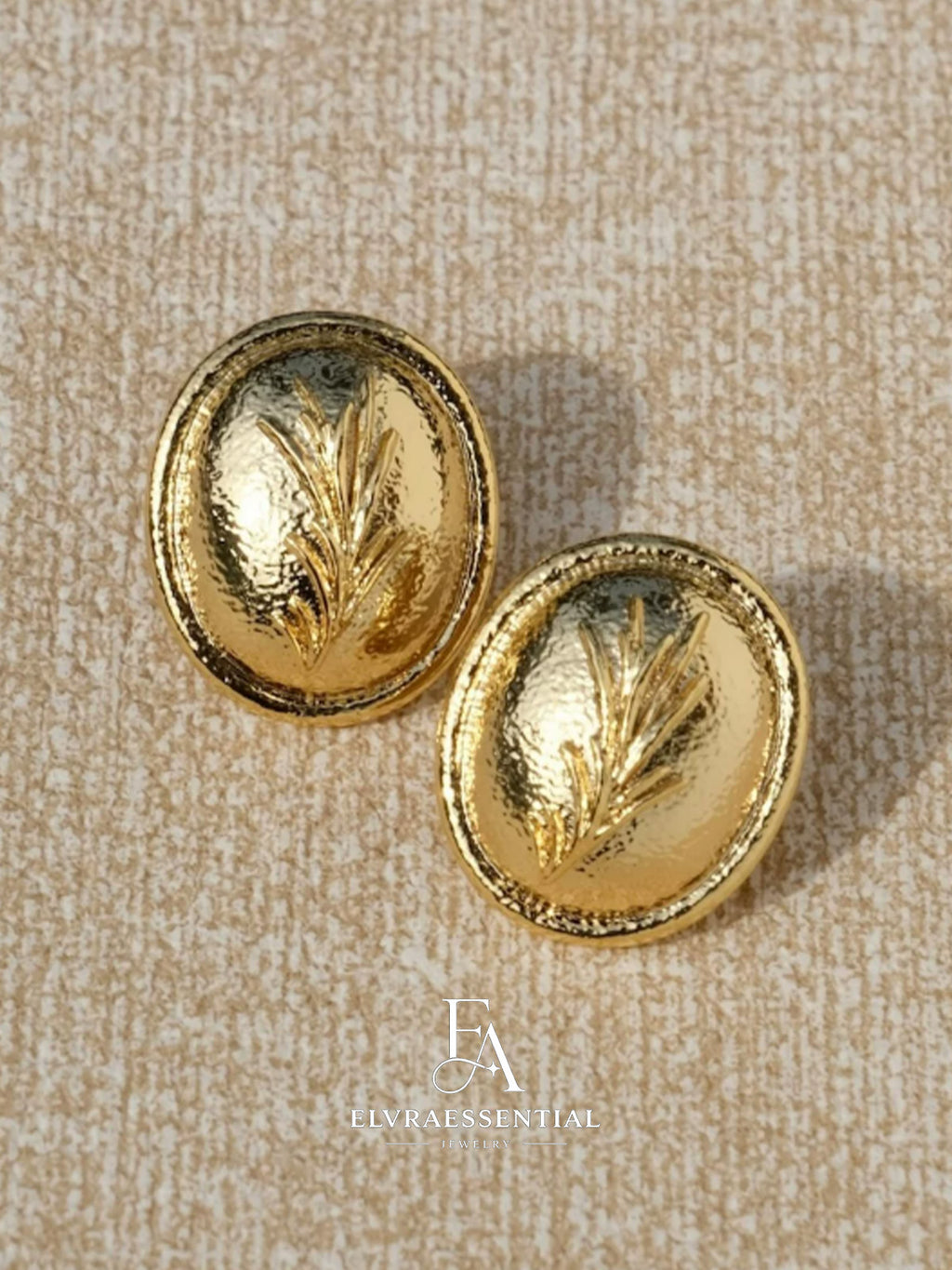 Rosemary Duo-Tone Parisian Oval Hoops