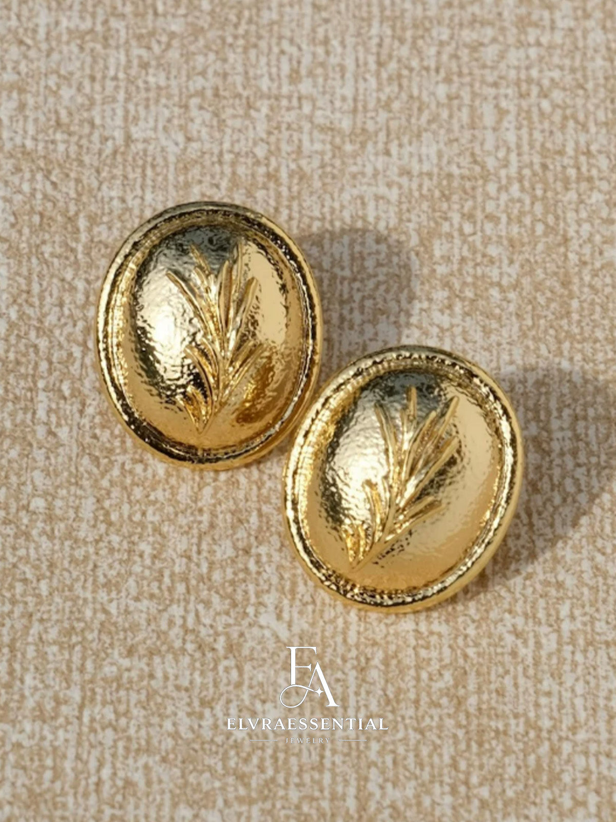 Rosemary Duo-Tone Parisian Oval Hoops
