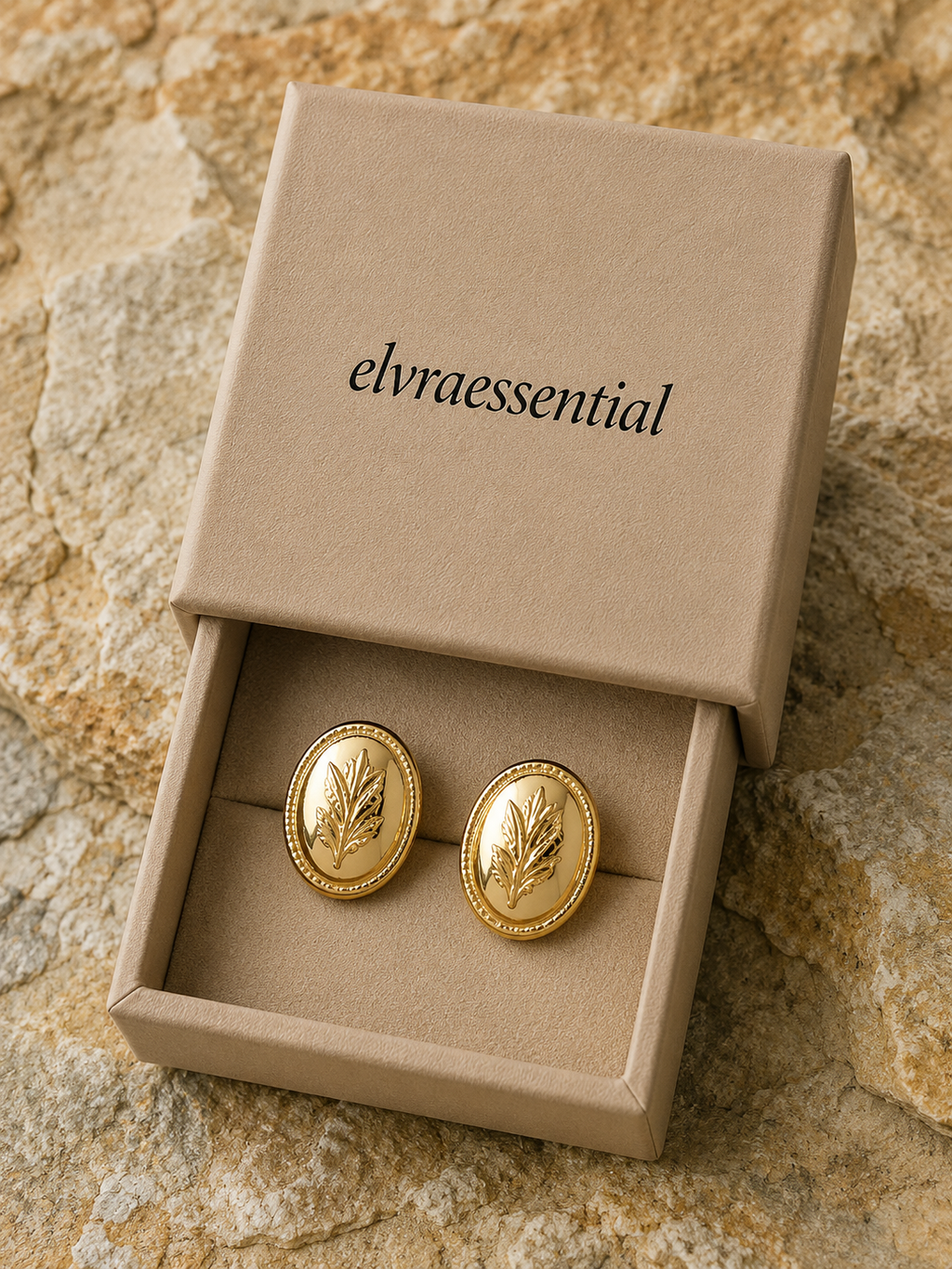 Rosemary Duo-Tone Parisian Oval Hoops