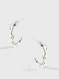 Twist Knot Chill Luxe Hoop Earrings