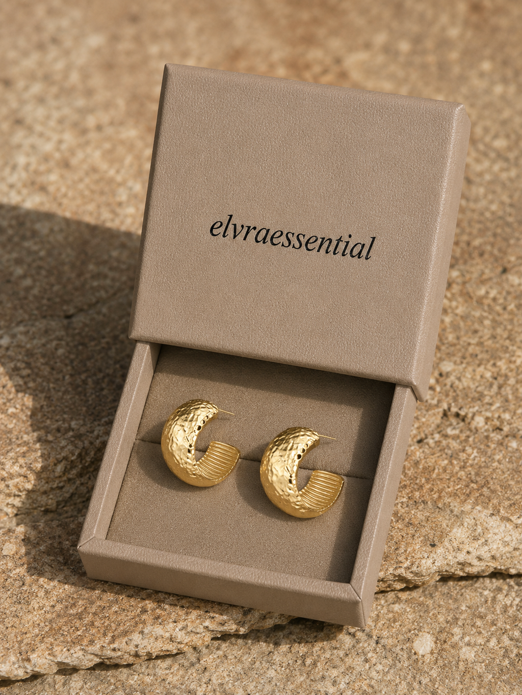 Sparkle Orbit Minimal Hoop Earrings