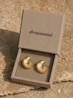 Sparkle Orbit Minimal Hoop Earrings