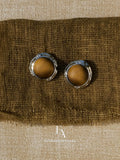 Kokoxili Nomad Tiger Eye Artisan Earrings