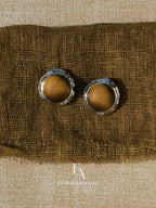 Kokoxili Nomad Tiger Eye Artisan Earrings